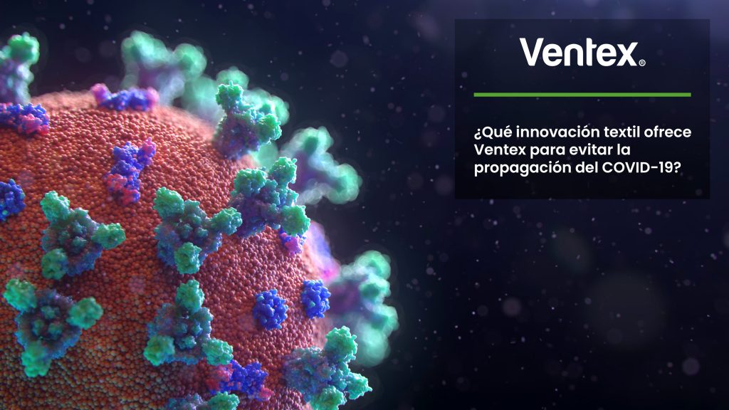 What textile innovation does Ventex offer to stop the spread of COVID 19?